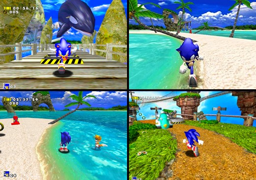 ソニックアドベンチャー (日本 NTSC-J) Sonic Adventure ドリームキャスト DreamCast ISO ROMイメージ をダウンロード